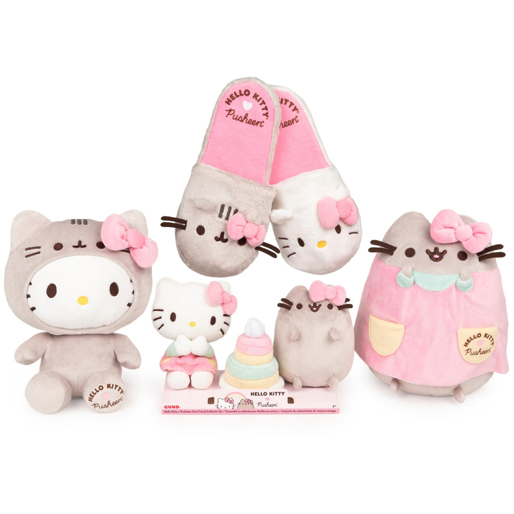 GUND Pusheen Hello Kitty plush ready for gifting