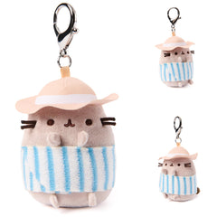 GUND Pusheen metal keyring detail demonstrating secure attachment