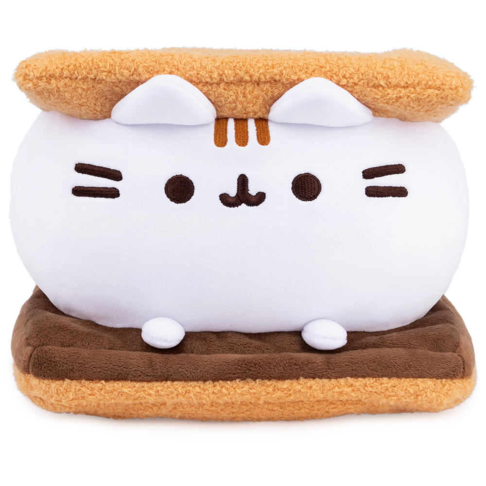 GUND Pusheen S’mores Squisheen plush marshmallow close-up perfect for comforting squeezes