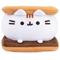 GUND Pusheen S’mores Squisheen plush marshmallow close-up perfect for comforting squeezes