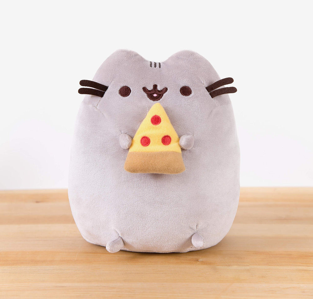 GUND Pusheen Snackables side view plush, great desk decor and cozy companion.