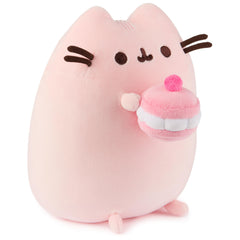 GUND Pusheen soft, squishy plush with surface-washable fabric for easy cleaning.