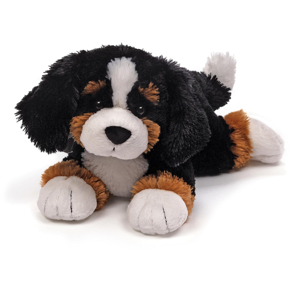 GUND Randle Bernese Mountain Dog plush face, inviting cuddle for kids and collectors.