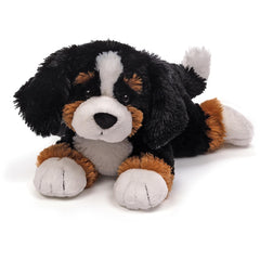 GUND Randle Bernese Mountain Dog plush face, inviting cuddle for kids and collectors.