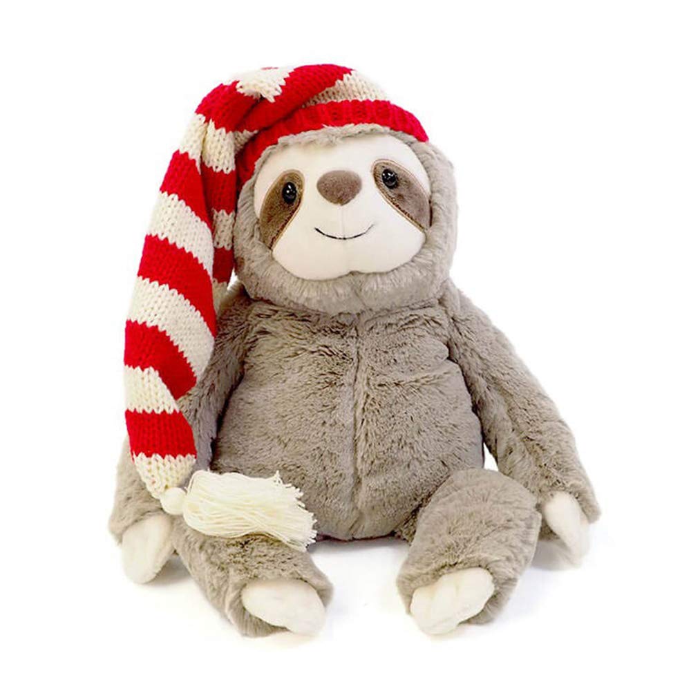 Close-up of GUND Sammy The Sloth face with soft fur