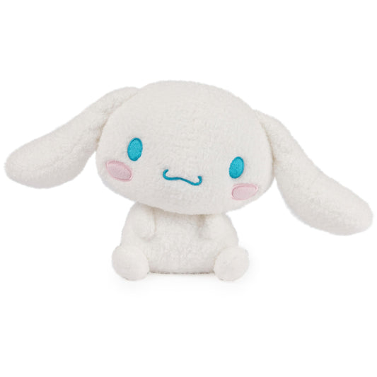 GUND Sanrio Cinnamoroll plush 6-inch white, perfect cuddle companion for ages 1+.