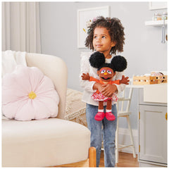 GUND Gabrielle bright pink shoes and printed skirt spark imaginative storytelling.