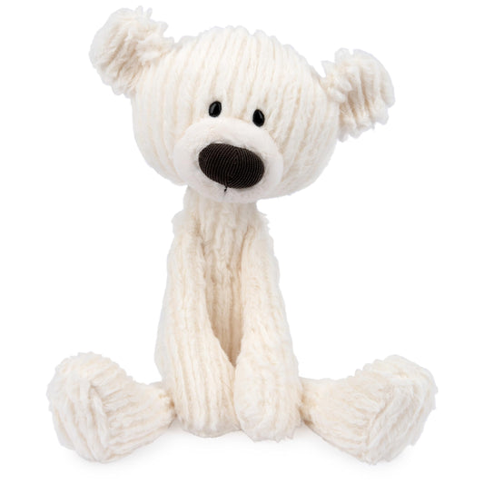 GUND Toothpick Cable Teddy Bear, 15-inch cream plush for cozy hugs.
