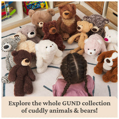 Wavy Bear presented as a gift-ready plush