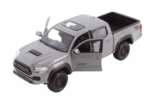 Guoml Tacoma TRD Pro 2023 gray exterior with sunroof; ideal display piece and collectible.