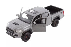 Guoml Tacoma TRD Pro 2023 gray exterior with sunroof; ideal display piece and collectible.