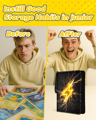 Gurgitat interior pages provide easy detachment and organization of cards