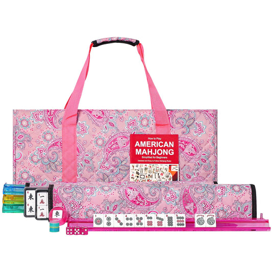 GUSTARIA American Mahjong tiles in close view for a durable feel during long sessions.