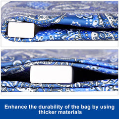 GUSTARIA case closure with extended zipper for easy tile retrieval