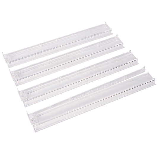 GUSTARIA Mahjong all-in-one rack and pusher in clear acrylic for easy tile handling.