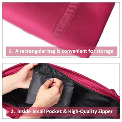 GUSTARIA mahjong carrying case with zipper for portable storage