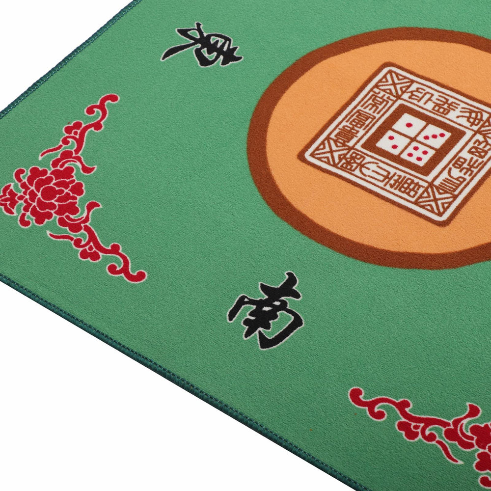 GUSTARIA Mahjong Mat 80 cm square on a game table.