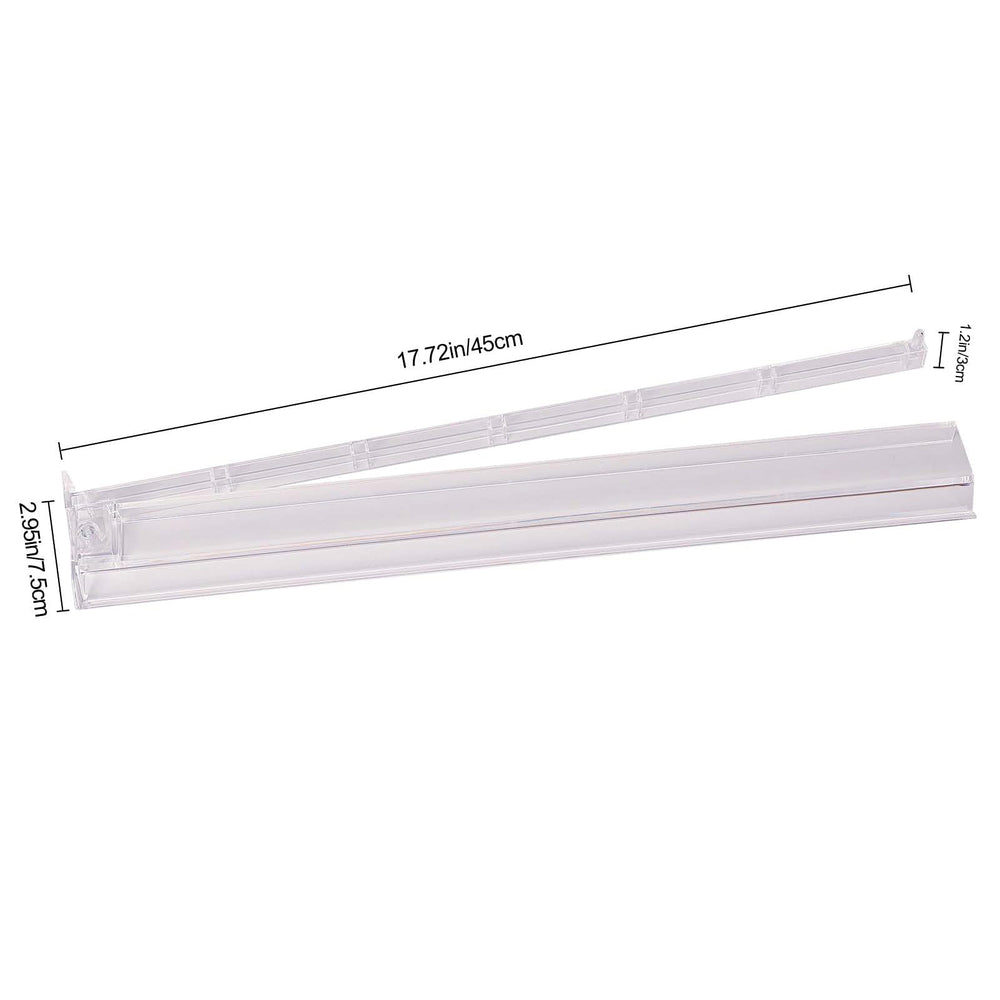 GUSTARIA rack-pusher close-up shows built-in pusher for smooth wall placement.