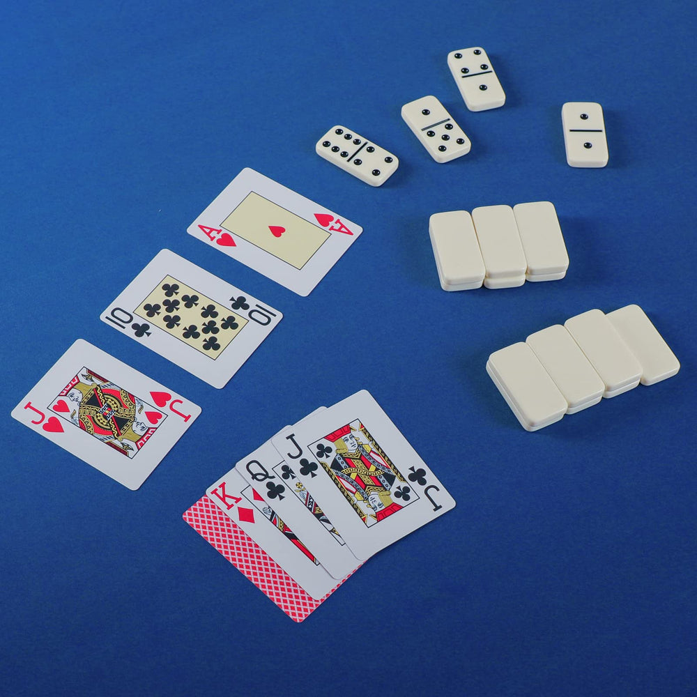 GUSTARIA multi-game mat supports mahjong, poker, dominoes.