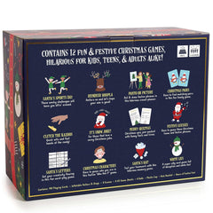 Gutter Games 12 Games of Christmas – Family Game Night Pack for All Ages | Hilarious Holiday Party Games