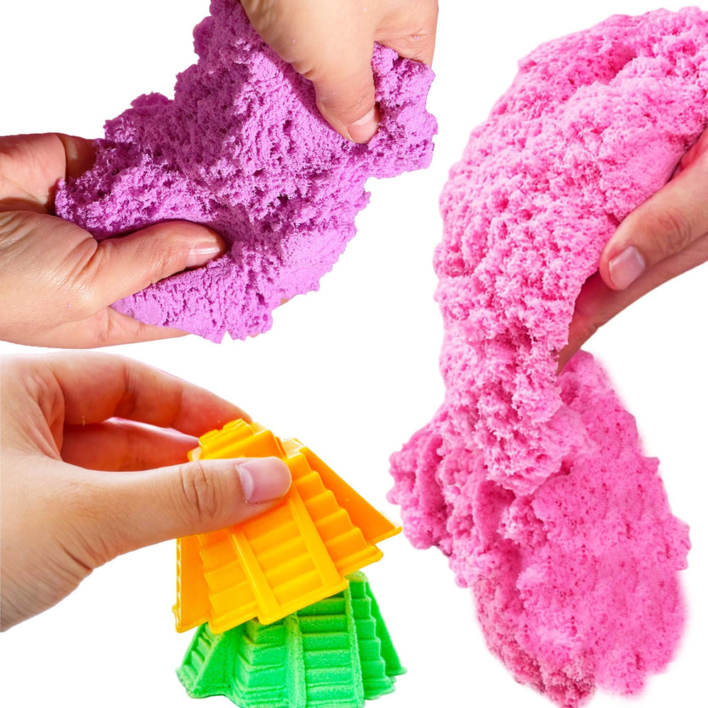 Guuozzli Play Sand molding and sculpting for hands-on fun.