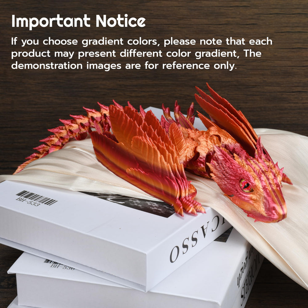 Guwewu Feathered Wyvern Dragon as a collectible desk companion with fantasy charm.