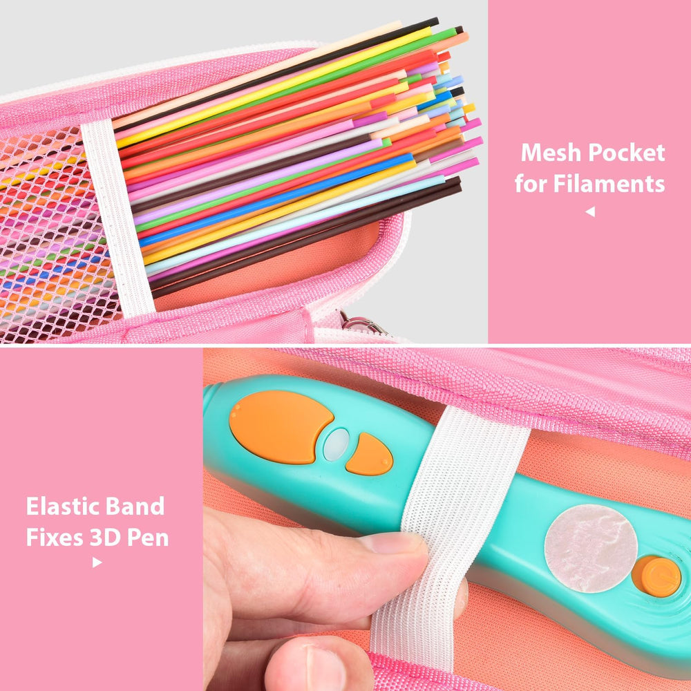 GWCASE pink detachable shoulder strap for comfortable carry.