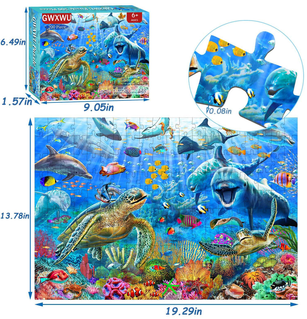 GWXWU Ocean Adventure puzzle supports quiet, screen-free playtime.