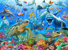 GWXWU Ocean Adventure 200-piece puzzle for kids boosts focus and hand-eye coordination.