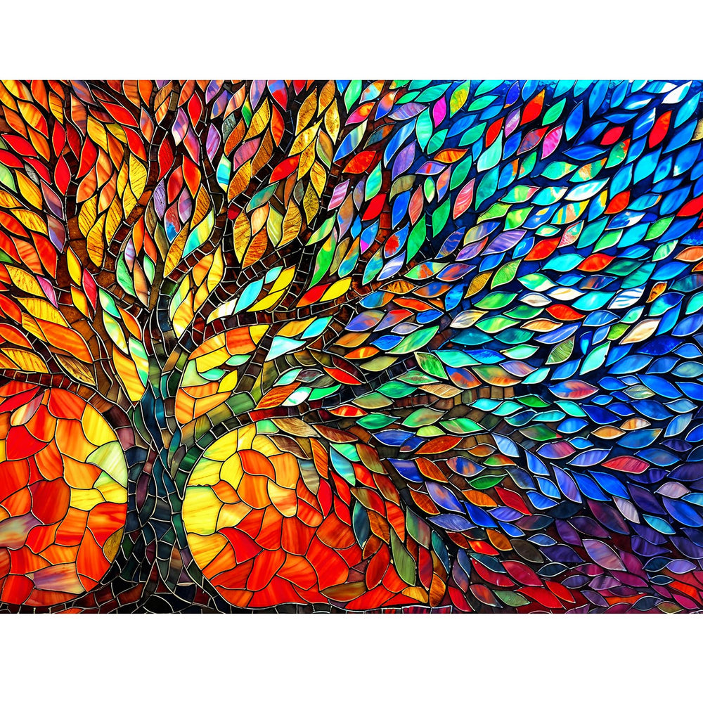 Gyadiex Tree of Life puzzle box shows premium packaging and reference poster.
