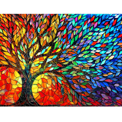 Gyadiex Tree of Life puzzle box shows premium packaging and reference poster.