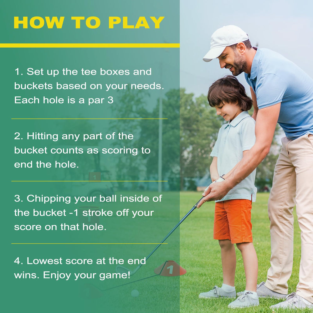 GYMMALL Golf Yard Bucket Game storage bag makes transport simple.