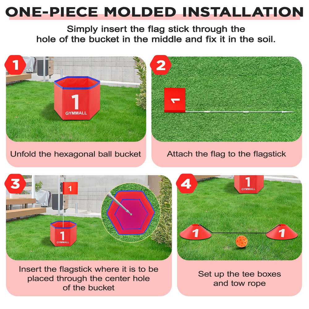 GYMMALL versatile use across lawn, park, beach, and indoor spaces for family fun