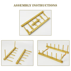 GYSLEOT puzzle rack classroom-use conveys classroom-friendly organization and display.