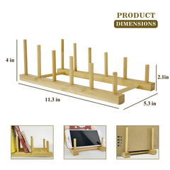 GYSLEOT puzzle rack top view emphasizes compact tabletop footprint for dense craft areas.