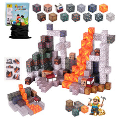 gyttoping magnetic blocks cave journey inspires imaginative play and problem-solving