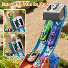 GYYCKTD expandable dinosaur race track boosts imaginative play sessions.