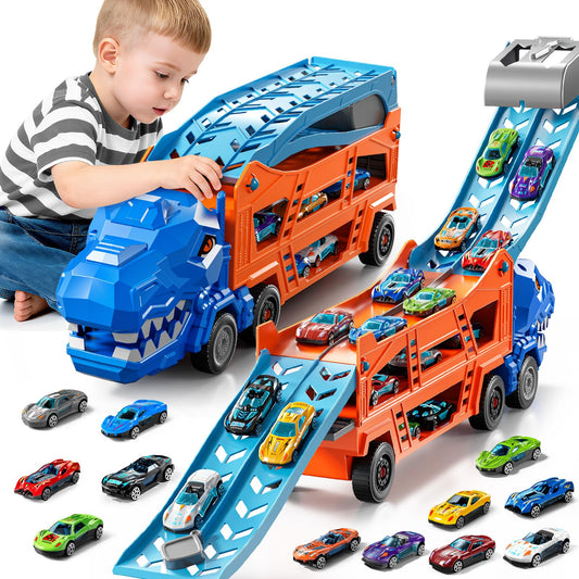 GYYCKTD race track toy with foldable track for quick setup and storage.