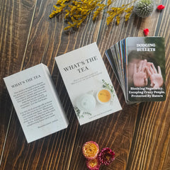 GZXINKE What's The Tea? cards in a box for social readings.