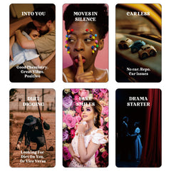 GZXINKE What's The Tea? spread with cards for clear relationship insights.