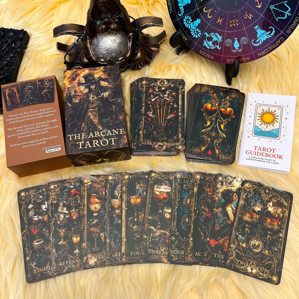 GZXINKE 78-card arcana collection highlights major and minor cards for full readings.