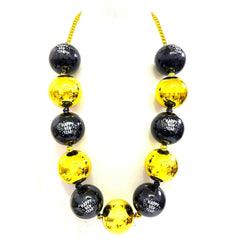 GZYSSL 14mm disco beads highlight glam accents for New Year's Eve.