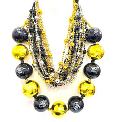 GZYSSL Happy New Year jumbo bead necklace for festive selfies and party decor.