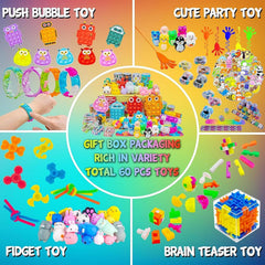 H-Partner push bubbles keychain portable fidget toy for on-the-go