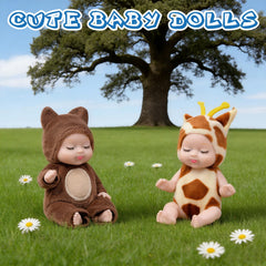 Haawooky bear costume mini dolls encourage comforting role play and storytelling.