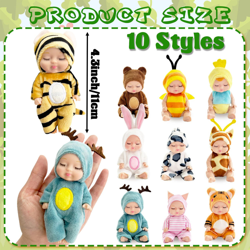 Haawooky bee costume mini dolls boost imaginative play and sensory exploration.