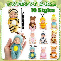Haawooky bee costume mini dolls boost imaginative play and sensory exploration.