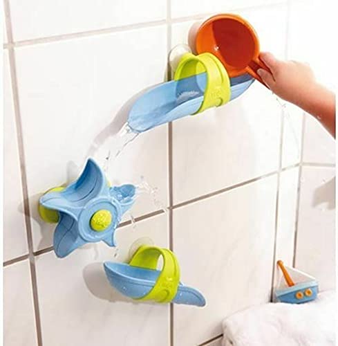 HABA paddle wheel adds propulsion as the ball zips along the track