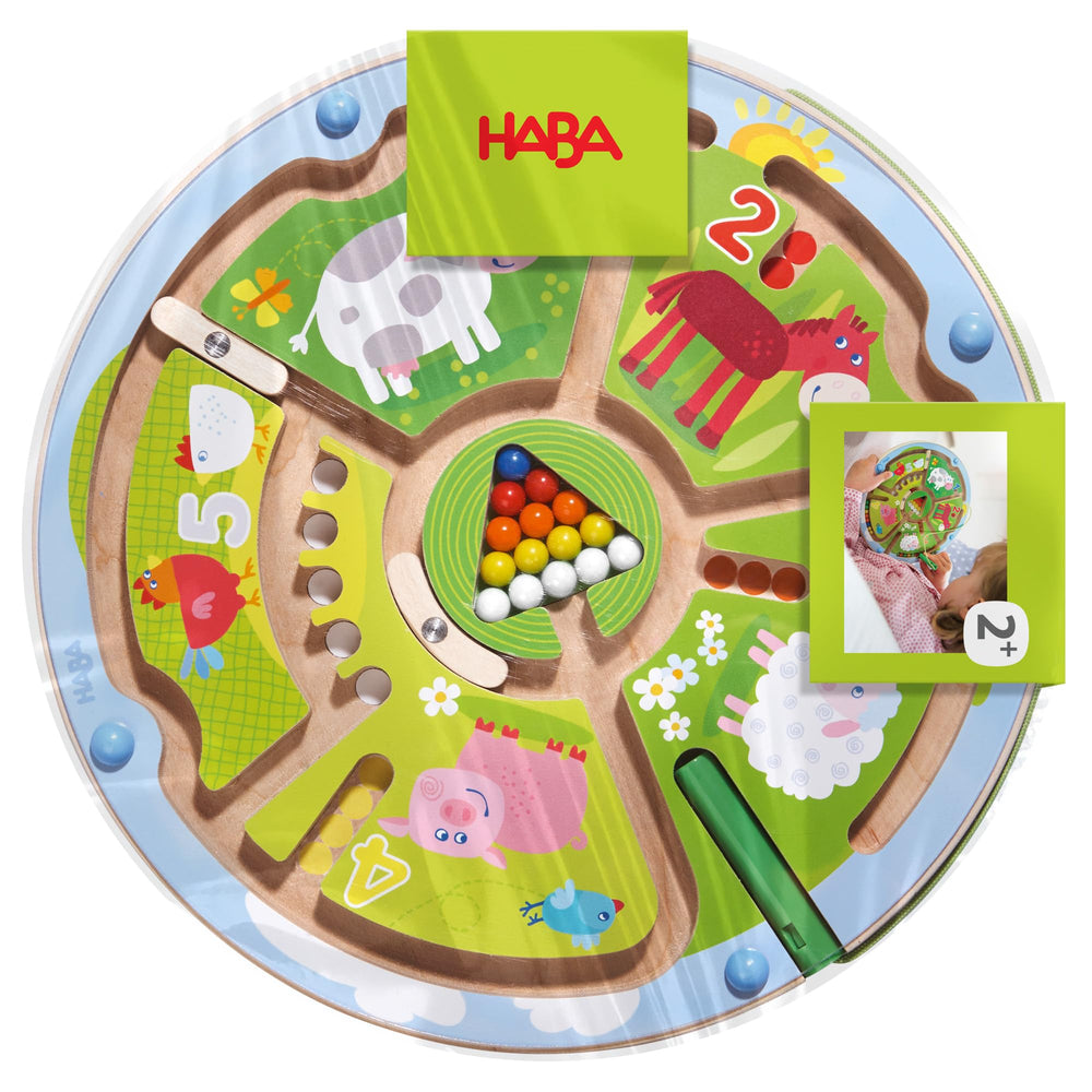 HABA Busy Board uses sustainable wood with durable magnets for long-lasting curiosity.