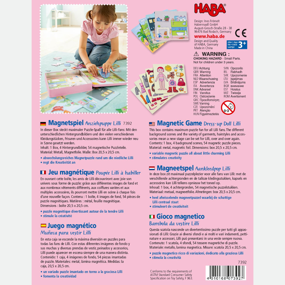 HABA compact toddler travel toy for trips and car rides